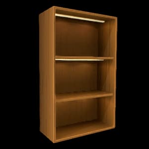 Backlit Oak Storage Shelf from the ReStory Repair Shop catalog