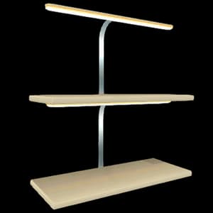 Backlit Maple Shelf