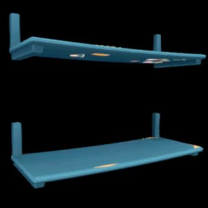 Blue Teen Shelves