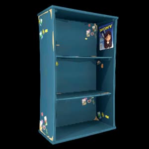 Blue Teen Storage Shelf