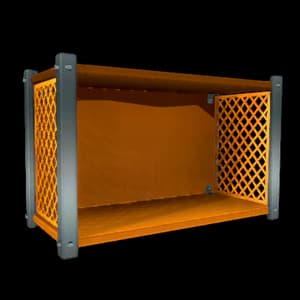 Loft-style Enclosed Shelf